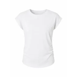 Mandala Damen Side Ruffled T-Shirt