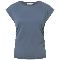 Mandala Damen Side Ruffled T-Shirt