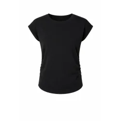 Mandala Damen Side Ruffled T-Shirt