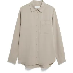 Armedangels Damen Linen Blend Bluse