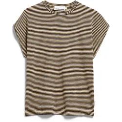 Armedangels Damen Slub Jersey Stripe T-Shirt