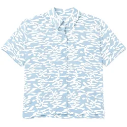 Mazine Damen Printed Crinkle Bluse