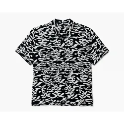 Mazine Damen Printed Crinkle Bluse