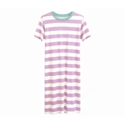 Mazine Damen Bold Striped Jersey Kleid