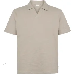 KnowledgeCotton Apparel Herren Waffle Polo T-Shirt