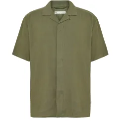 KnowledgeCotton Apparel Herren Linen-Mix Hemd