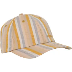 KnowledgeCotton Apparel Seersucker Striped Cap