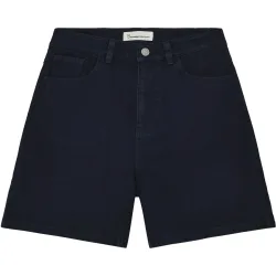 KnowledgeCotton Apparel Damen Gale Straight Mid-Rise Twill Shorts