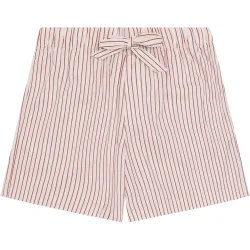 KnowledgeCotton Apparel Damen Striped Saitin Shorts
