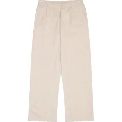KnowledgeCotton Apparel Damen Posey Wide Mid-Rise Linen Hose