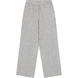 KnowledgeCotton Apparel Damen Posey Linen Stripe Hose