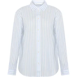 KnowledgeCotton Apparel Damen Yarn Dyed Bluse