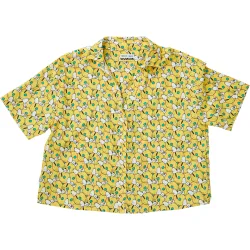 Brava Fabrics Damen Peanuts Donuts Cropped Bluse
