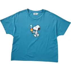 Brava Fabrics Damen Peanuts Icecream T-Shirt
