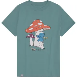 Bavarian Caps Kinder Schlümpfe: Schwammerlschirm T-Shirt