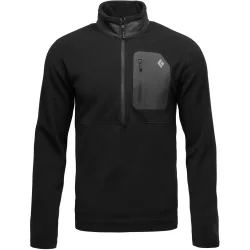 Black Diamond Herren Rift Half Zip Fleece Pullover