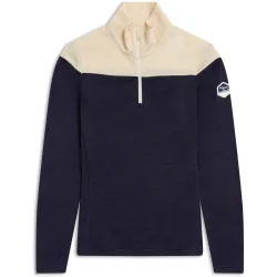Bergans Damen Inner:Dual Merino Half Zip Longsleeve