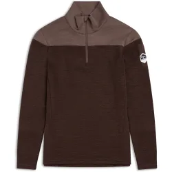 Bergans Damen Inner:Dual Merino Half Zip Longsleeve