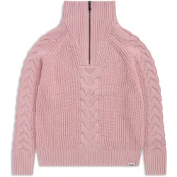 Bergans Damen Milde Knitted Wool Half Zip Pullover