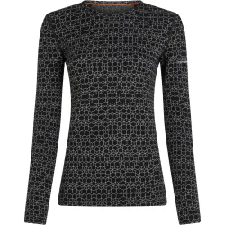 Icebreaker Damen Merino 260 Oasis Vertex Alpine Geo Longsleeve