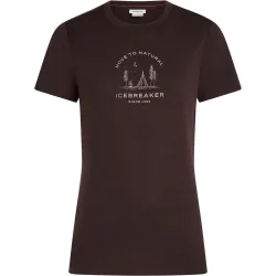 Icebreaker Damen Merino 150 Tech Lite Peaceful Pass T-Shirt
