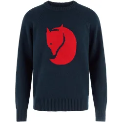 Fjällräven Herren Fjällräven Logo Knit Pullover