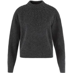 Fjällräven Damen Övik Solid Jacquard Knit Pullover
