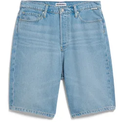 Armedangels Herren Baggy Hemp Blend Denim Shorts