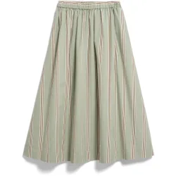 Armedangels Damen Stripe A-Line Midi Rock