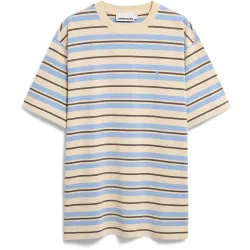 Armedangels Herren Maarkos Stripes T-Shirt