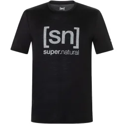Super.Natural Herren Denim Logo T-Shirt
