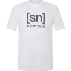 Super.Natural Herren Denim Logo Bio C T-Shirt
