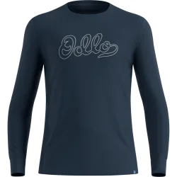 Odlo Herren Merino 200 80 Years Bl Crew Longsleeve