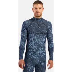 Odlo Herren Performance Warm Blackcomb Turtle Neck Longsleeve