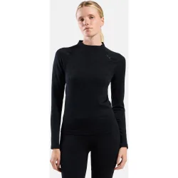 Odlo Damen Performance Warm Blackcomb Bl Crew Longsleeve