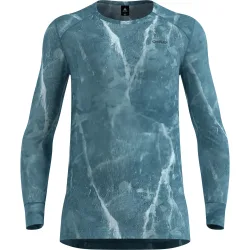 Odlo Herren Active Warm X Frozen Lake Bl Crew Longsleeve