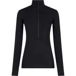 Icebreaker Damen 200 RealFleece Descender Half Zip Longsleeve