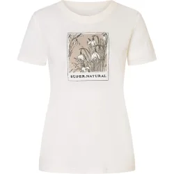 Super.Natural Damen Snow Drops Bio J T-Shirt