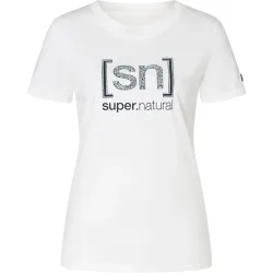 Super.Natural Damen Logo Sn Bandana Bio C T-Shirt