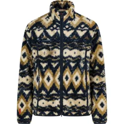 The Mountain Studio Damen Soft Pile Print Jacke