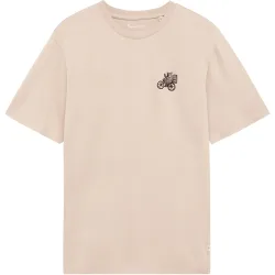 KnowledgeCotton Apparel Herren Chest Embroidery T-Shirt