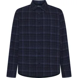KnowledgeCotton Apparel Herren Dune Regular Merino Check Hemd