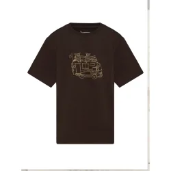 KnowledgeCotton Apparel Herren Front Print T-Shirt