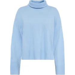 KnowledgeCotton Apparel Damen Lambswool High Neck Pullover