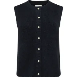 KnowledgeCotton Apparel Damen Soufflé Yarn Weste