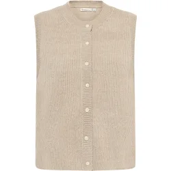 KnowledgeCotton Apparel Damen Soufflé Yarn Weste