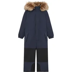 Color Kids Kinder Contrast & Fur Schneeanzug