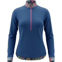 FreiSein Damen TwistedSkyBlue Longsleeve