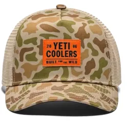 Yeti Coolers Camo Mid Pro Trucker Cap
