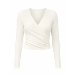 Mandala Damen Ballett Wrap Longsleeve